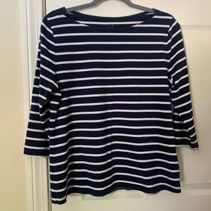 Bundle of three blue and white nautical shirts size L/Xl
